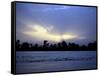 River Nile at Sunset, Egypt-null-Framed Stretched Canvas