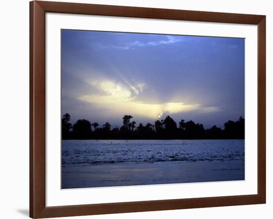 River Nile at Sunset, Egypt-null-Framed Photographic Print