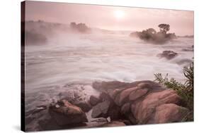 River Nile from Wildwaters Lodge, Kangulumira, Uganda, Africa-Tom Broadhurst-Stretched Canvas