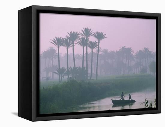 River Nile Near Memphis, Egypt, North Africa-Sylvain Grandadam-Framed Stretched Canvas