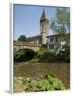 River Nive, Saint Etienne De Baigorry St.-Etienne-De-Baigorry), Basque Country, Aquitaine, France-Robert Harding-Framed Photographic Print