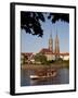 River Odra (River Oder) and Cathedral, Old Town, Wroclaw, Silesia, Poland, Europe-Frank Fell-Framed Photographic Print