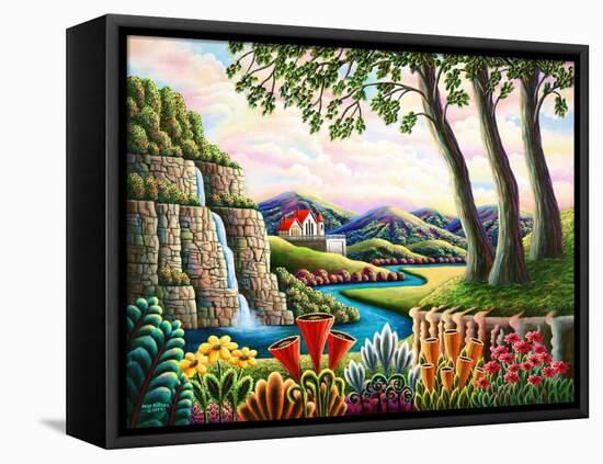 River of Dreams-Andy Russell-Framed Stretched Canvas