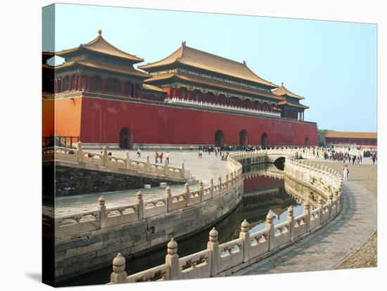 River of Gold, Forbidden City, Beijing, China, Asia-Kimberly Walker-Stretched Canvas