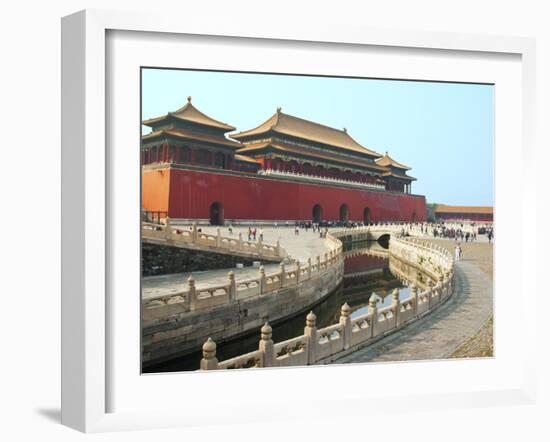 River of Gold, Forbidden City, Beijing, China, Asia-Kimberly Walker-Framed Photographic Print