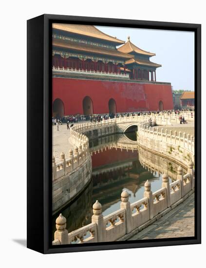 River of Gold, Forbidden City, Beijing, China, Asia-Kimberly Walker-Framed Stretched Canvas