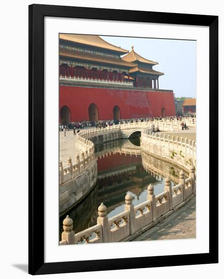 River of Gold, Forbidden City, Beijing, China, Asia-Kimberly Walker-Framed Premium Photographic Print