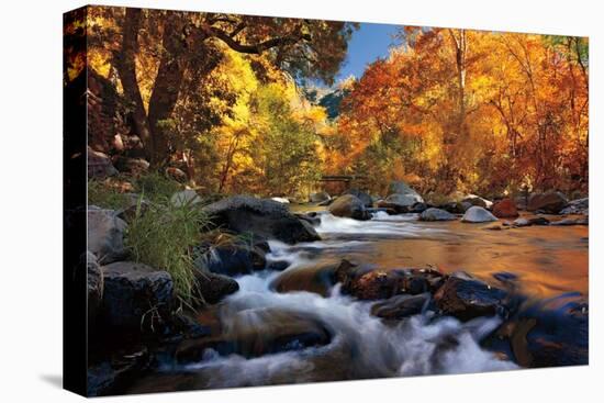 River of Gold-Mike Jones-Stretched Canvas