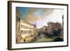 River of Mendicanti-Canaletto-Framed Art Print