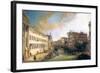 River of Mendicanti-Canaletto-Framed Art Print