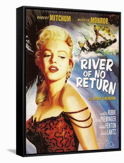 River of No Return, 1954-null-Framed Stretched Canvas