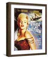 River of No Return, 1954-null-Framed Art Print