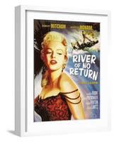 River of No Return, 1954-null-Framed Art Print