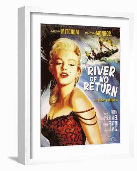 River of No Return, 1954-null-Framed Art Print