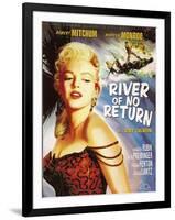 River of No Return, 1954-null-Framed Art Print