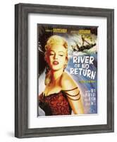 River of No Return, 1954-null-Framed Art Print