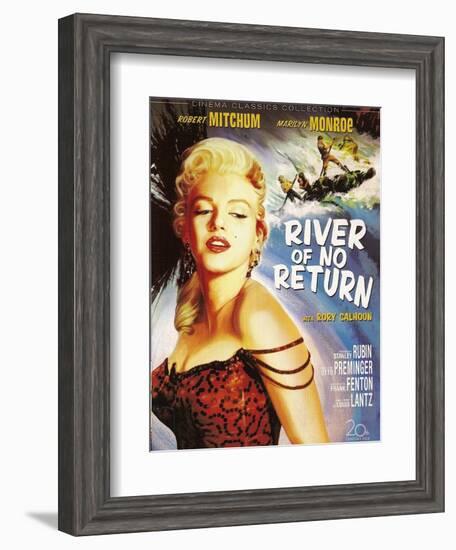 River of No Return, 1954-null-Framed Art Print