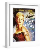 River of No Return, 1954-null-Framed Art Print