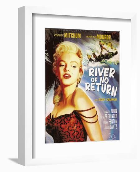 River of No Return, 1954-null-Framed Art Print