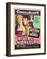 River of No Return, 1954-null-Framed Giclee Print