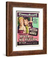 River of No Return, 1954-null-Framed Giclee Print