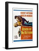 River of No Return, 1954-null-Framed Art Print