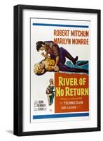 River of No Return, 1954-null-Framed Art Print