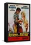 River of No Return, French Movie Poster, 1954-null-Framed Stretched Canvas