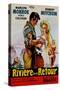 River of No Return, French Movie Poster, 1954-null-Stretched Canvas