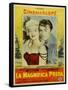 River of No Return, Italian Movie Poster, 1954-null-Framed Stretched Canvas