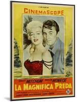 River of No Return, Italian Movie Poster, 1954-null-Mounted Art Print