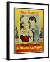 River of No Return, Italian Movie Poster, 1954-null-Framed Art Print