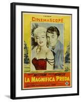 River of No Return, Italian Movie Poster, 1954-null-Framed Art Print