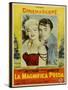 River of No Return, Italian Movie Poster, 1954-null-Stretched Canvas