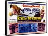 River of No Return, UK Movie Poster, 1954-null-Framed Stretched Canvas