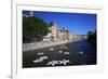 River Onyar During the Flower Festival, Girona, Catalonia, Spain-Rob Cousins-Framed Photographic Print