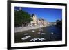 River Onyar During the Flower Festival, Girona, Catalonia, Spain-Rob Cousins-Framed Photographic Print