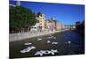 River Onyar During the Flower Festival, Girona, Catalonia, Spain-Rob Cousins-Mounted Photographic Print