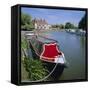 River Ouse Boating, Ely, Cambridgeshire, England-Roy Rainford-Framed Stretched Canvas