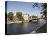River Ouse with Lendal Bridge and Lendal Tower Beyond, York, Yorkshire, England-Pearl Bucknall-Stretched Canvas