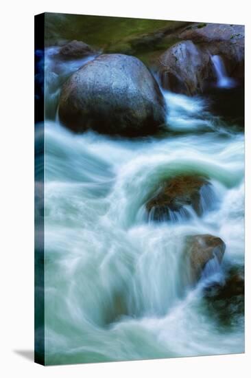 River Paint, Merced River Canyon-Vincent James-Stretched Canvas