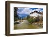River Paro Chhu and the Tsong of Paro, Bhutan-Michael Runkel-Framed Photographic Print