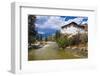 River Paro Chhu and the Tsong of Paro, Bhutan-Michael Runkel-Framed Photographic Print