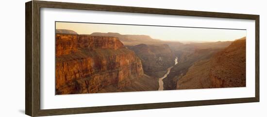 River Passing Through a Canyon, Toroweap Point, Grand Canyon National Park, Arizona, USA-null-Framed Photographic Print