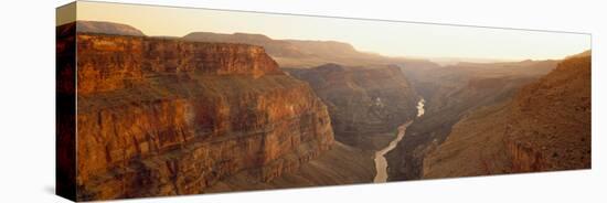 River Passing Through a Canyon, Toroweap Point, Grand Canyon National Park, Arizona, USA-null-Stretched Canvas