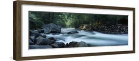 River Passing Through a Forest, Nantahala Falls, Nantahala National Forest, North Carolina, USA-null-Framed Photographic Print