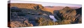 River Passing Through Mountains, Big Bend National Park, Texas, USA-null-Stretched Canvas