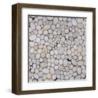 River Pebbles-Isabel Lawrence-Framed Giclee Print