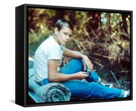 River Phoenix, Stand by Me (1986)-null-Framed Stretched Canvas