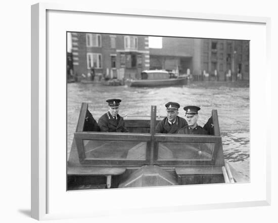 River Police Patrol Boat-null-Framed Photographic Print